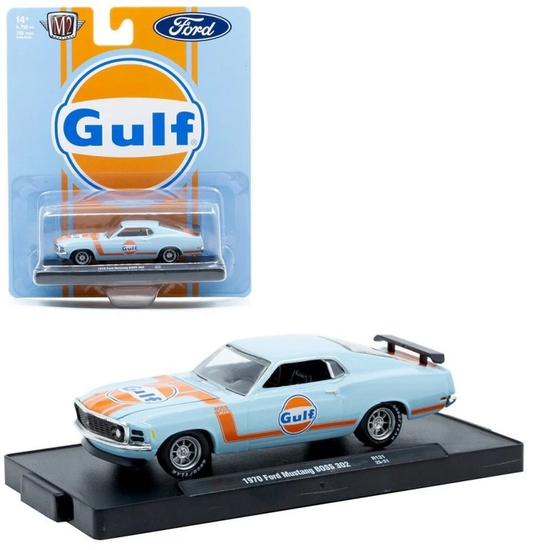 FORD Mustang Boss 302 - 1970 - GULF - M2 1:64 - Bild 2 von 4
