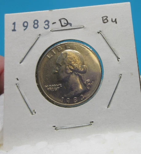 1983-D Washington QUARTER 25 Cent COIN / Brilliant Uncirculated