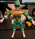 1993 Bandai Mighty Morphin Power Rangers Green Ranger 8" Action Figure Vintage