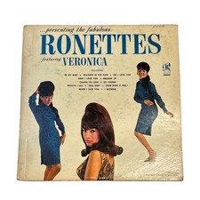 Presenting the Fabulous Ronettes First Press LP Vinyl POOR CONDITION 