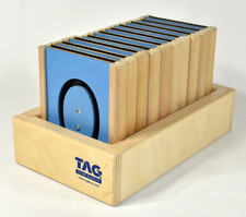 TAG Think and Grow Learning Toy Motor Numbers Skills 11 Pc Set Wood Montessori