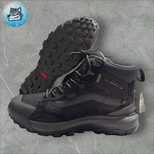 Vans MTE Crestline Waterproof Black Hiking Boots Shoes Men's Size 10.5