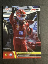 Charles Leclerc  2025 Formula 1 Topps NOW Card 74SP Short Print Image Variation