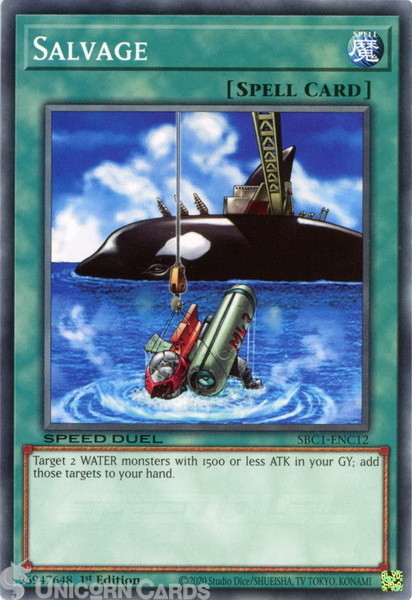 SBC1-ENC12 Salvage :: Common 1st Edition YuGiOh Card