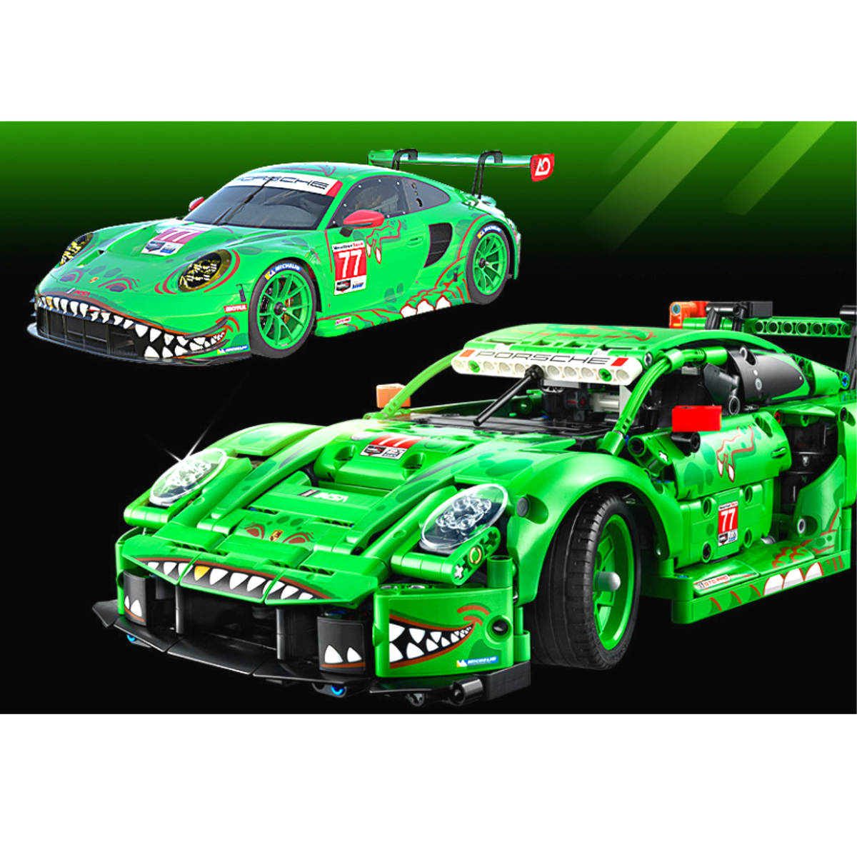LEGO Technic 42224 Porsche 911 GT3 R REXY AO Racing Car 1313 Pcs