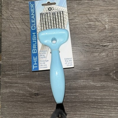2007 Olivia Garden The Brush Cleaner 2 In 1 In Light Blue Cleans All Brushes NIB