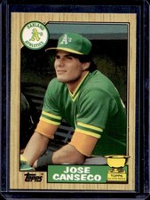 1987 Topps Jose Canseco Collector's Edition Tiffany All-Star #620 Athletics