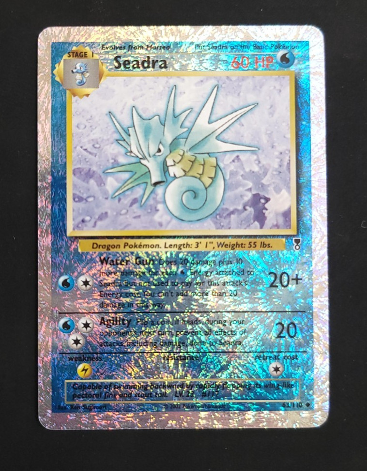 Pokemon Seadra 63/110 Legendary Collection Reverse Holo DMG