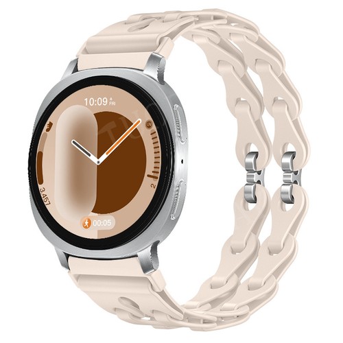 Silicone Strap for Samsung Galaxy Watch 8 40/44mm 8Classic 46mm Women Chain Band - Picture 42 of 58