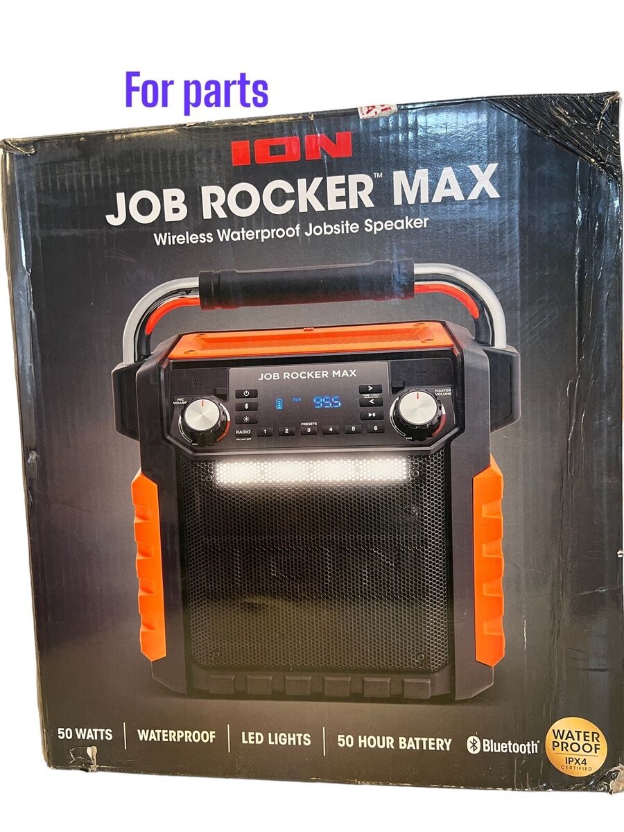 ION Job Rocker Max iPA81 Outdoor Bluetooth Speaker FM/AM ION Job Rocker Max iPA81 Outdoor Bluetooth Speaker FM/AM