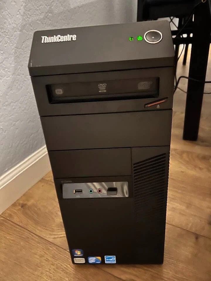 LENOVO THINKCENTRE M90P  INTEL CORE I5-650 3.20GHZ 8GB RAM 500GB HDD DVDRW NO OS - Image 2 of 4