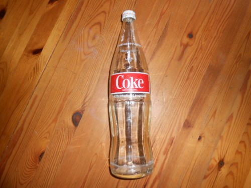 COCA COLA FLASCHE 1 LITER ABGEFÜLLT FLENSBURG - Bild 2 von 3