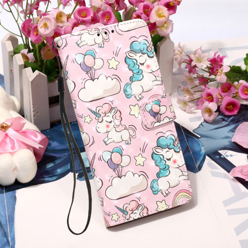 3D Pattern PU Leather Wallet Case Phone Case Cover for LG Stylo 5 Plus K20 Plus - Picture 2 of 24