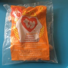 Ty Beanie Bongo The Monkey  2 McDonalds 1998 Collectible Plush Retired Vintage