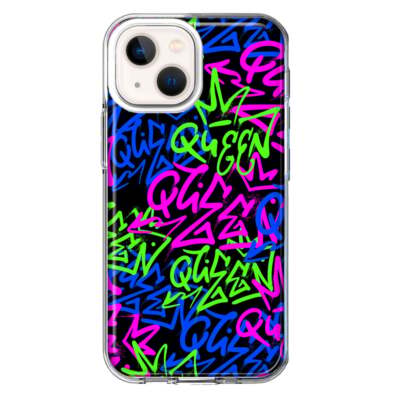 Mundaze Case for Apple iPhone 14/13 Cover Graffiti Queen