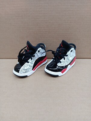 Jordan Dub Zero Mid Fire Red Kids Shoe- US Size 7C- DV1358 162
