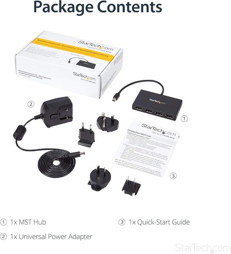 StarTech.com 4-Port Multi Monitor Adapter - Mini DisplayPort to DisplayPort MST - Picture 6 of 7