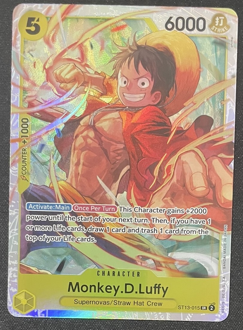 One Piece Card Game The Three Brothers #ST13-015 Monkey.D.Luffy