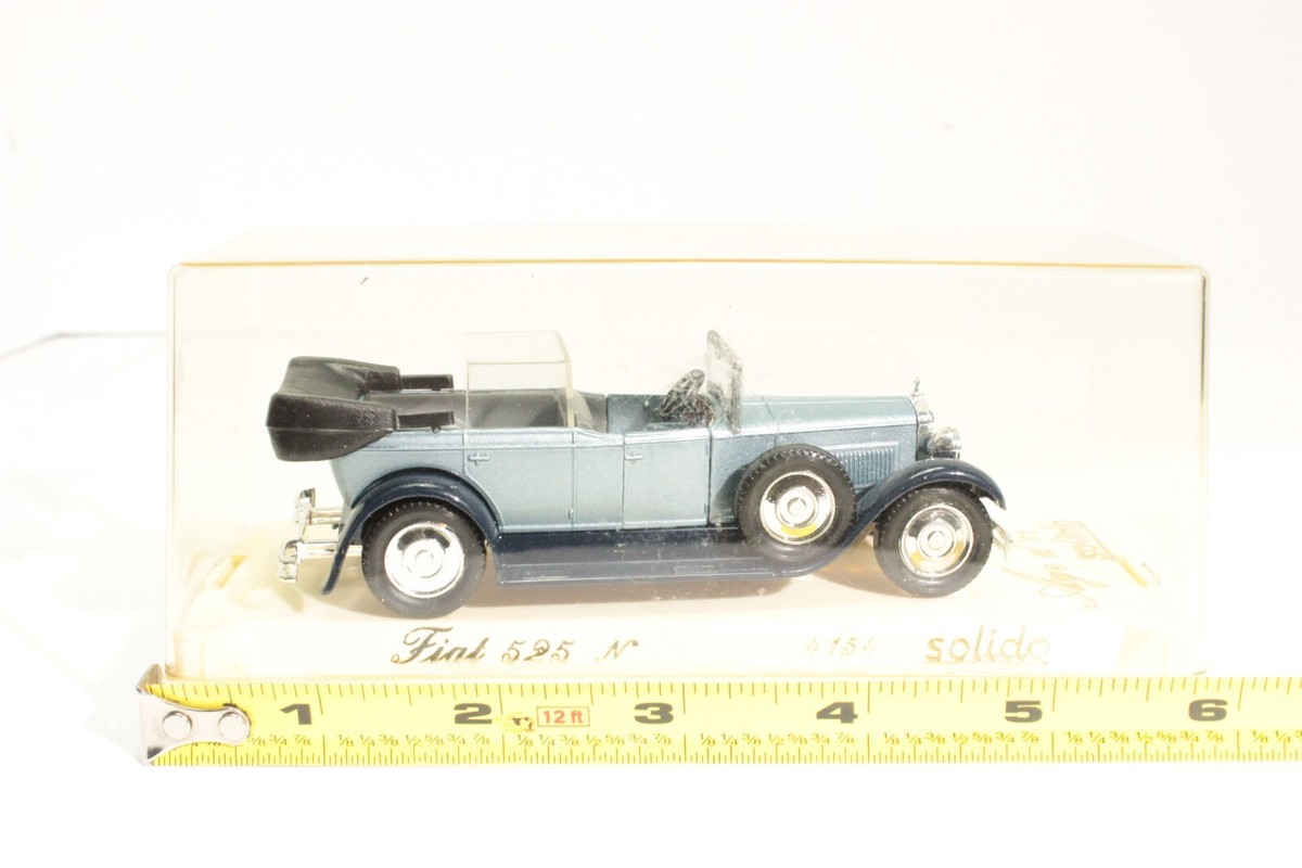 Solido Age D'Or Fiat 525 N Cabriolet 1929 1/43 #154b – Made In France