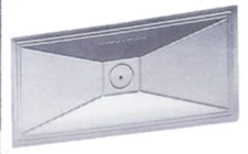 Master Flow FVC 168 Foundation Vent Cover, Aluminum, 16 x 8 In., 2-Pk. -