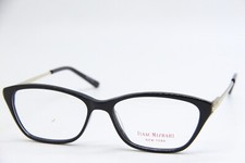 NEW ISAAC MIZRAHI NEW YORK IM 30003 BK BLACK GOLD AUTHENTIC EYEGLASSES 53-15