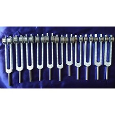BIOSONICS Planetary Tuners WEIGHTED Set of 11 Tuning Forks Sound Healing