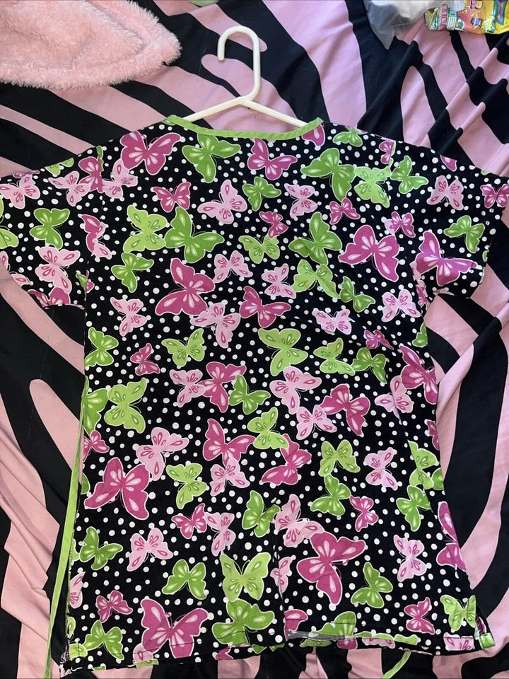 Exfoliantes de mariposa rosa y verde Foto 2 de 4