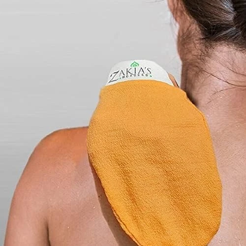 Original Kessa Exfoliating Glove -Value Pack 2pcs -Beige - Microdermabrasion ... - Picture 3 of 8