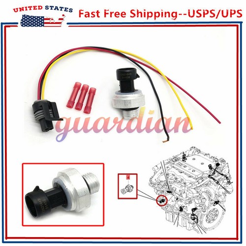 Engine Oil Pressure Sensor Switch 2006-10 For Chevrolet Impala Malibu 3.5L 3.9L - Picture 9 of 9