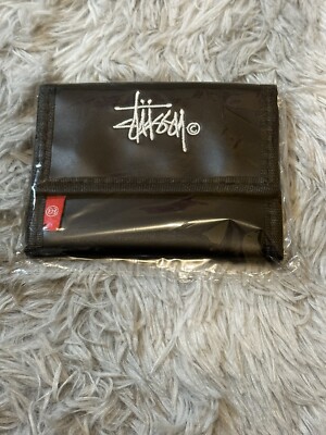 Stussy Tri-fold Wallet Coin Case Wallet - Japanese Magazine
