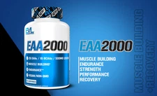 Evlution Nutrition EVL EAA2000 EAA Amino Acids Muscle Recovery BCAA EXP 2026