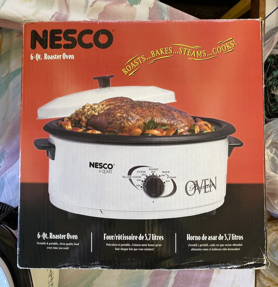 NESCO Roaster Oven 6qt. 481614 Excellent Condition eBay