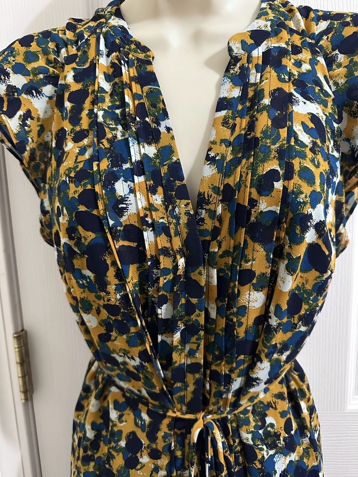 H&M Colorful Tie Belt Dress eBay