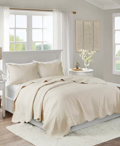 MADISON PARK Tuscany 3-Pc. Quilt Set, Full/Queen