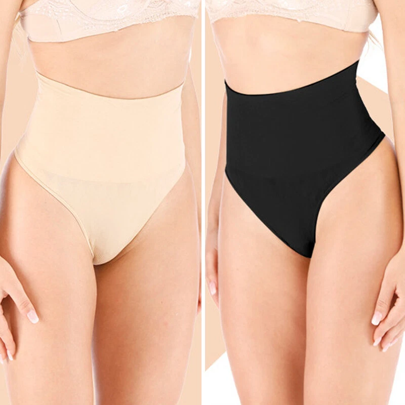 High-Waist Body Easy Shaper Tummy Control Thong Pants Shapewear Slim  Underwear