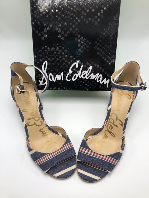 sam edelman block heel pump