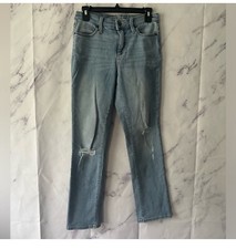 UNIVERSAL THREAD - HIGH RISE STRAIGHT CROP JEANS LIGHT BLUE WOMENS 2/26