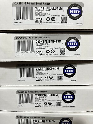 Mcalpine R40e HID R40 iCLASS SE 920NTPNEKE013M R40E Wall Switch Prox Reader | eBay