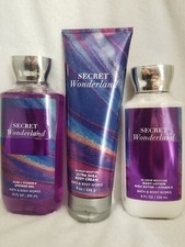 3 Bath Body Works SECRET WONDERLAND Lotion Cream Christmas Shea Butter Coconut