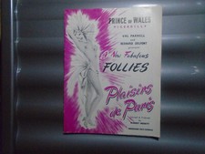 1957 Follies Plaisirs de Paris Musical Revue Sabrina Dickie Henderson Programme