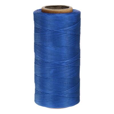 150D Wachsfaden 284 Yards Polyester Leder Nähen Wachsschnur Saphirblau
