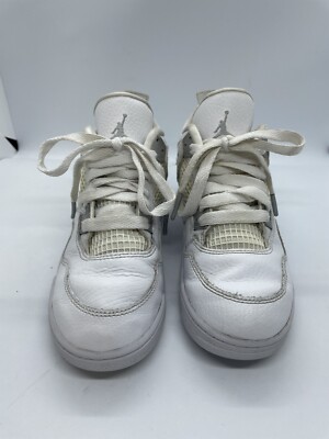 Nike Air Jordan 4 IV Retro White/Metallic Silver 308499-100