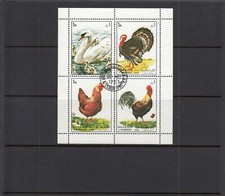 Sharjah - 4 Bird Stamps (WSB-125)