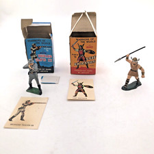 Marx Warriors of The World Mix Lot 1 Viking 1 Empty Box 1 Confederate Soldier