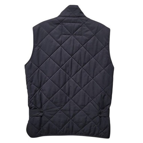 J. Crew Sussex Walker Steppweste Herren Small blau Thermore isoliert durchgehender Reißverschluss - Bild 2 von 8