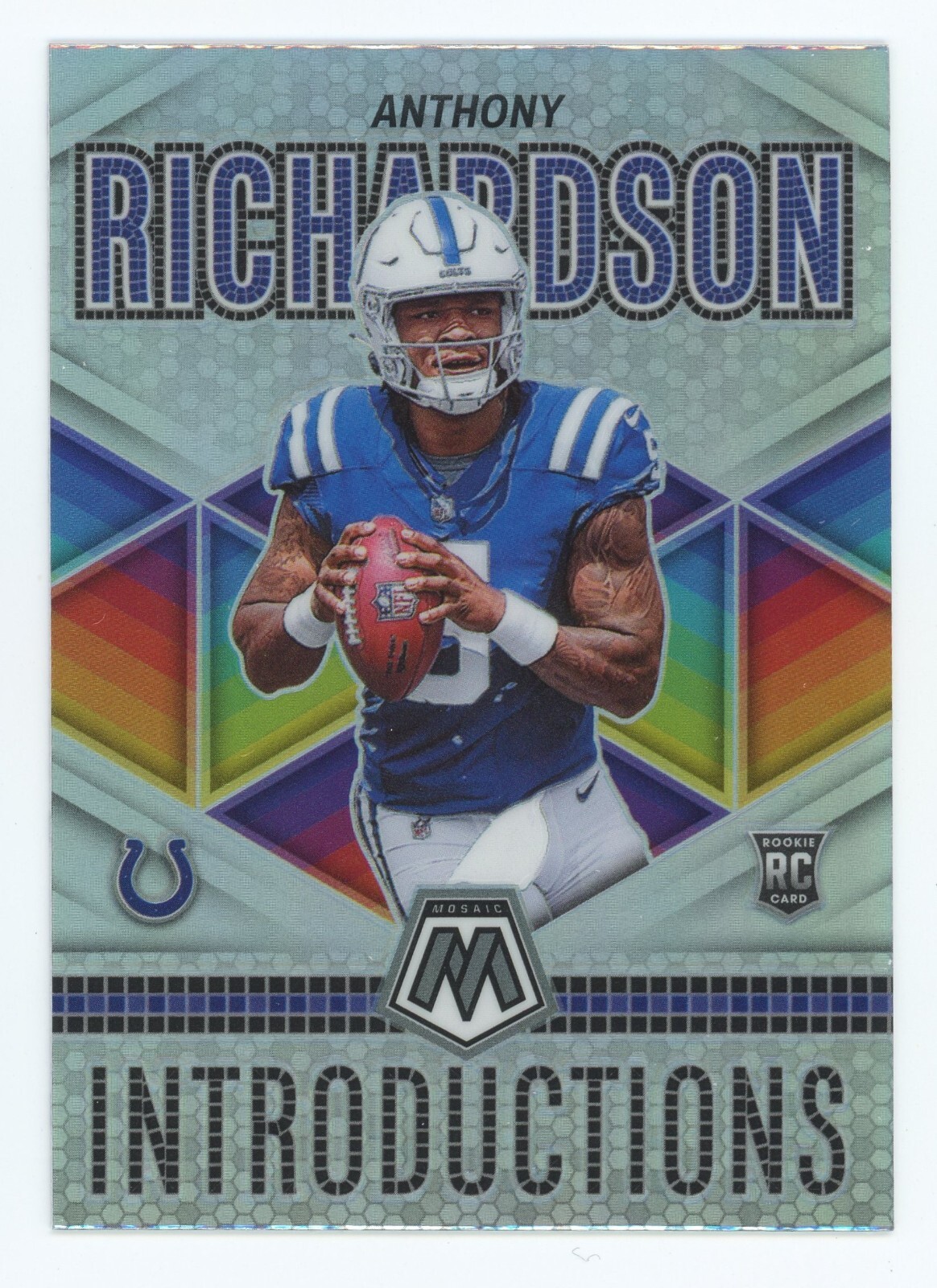 2023 Mosaic Introductions Anthony Richardson Silver Parallel Colts (A16)