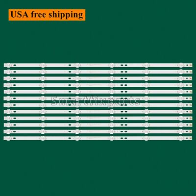 12pcs LED Strips for RAC RNSMU6540 RTU6549-C HV650QUB-F9A HRS_SQY65D3_6X12