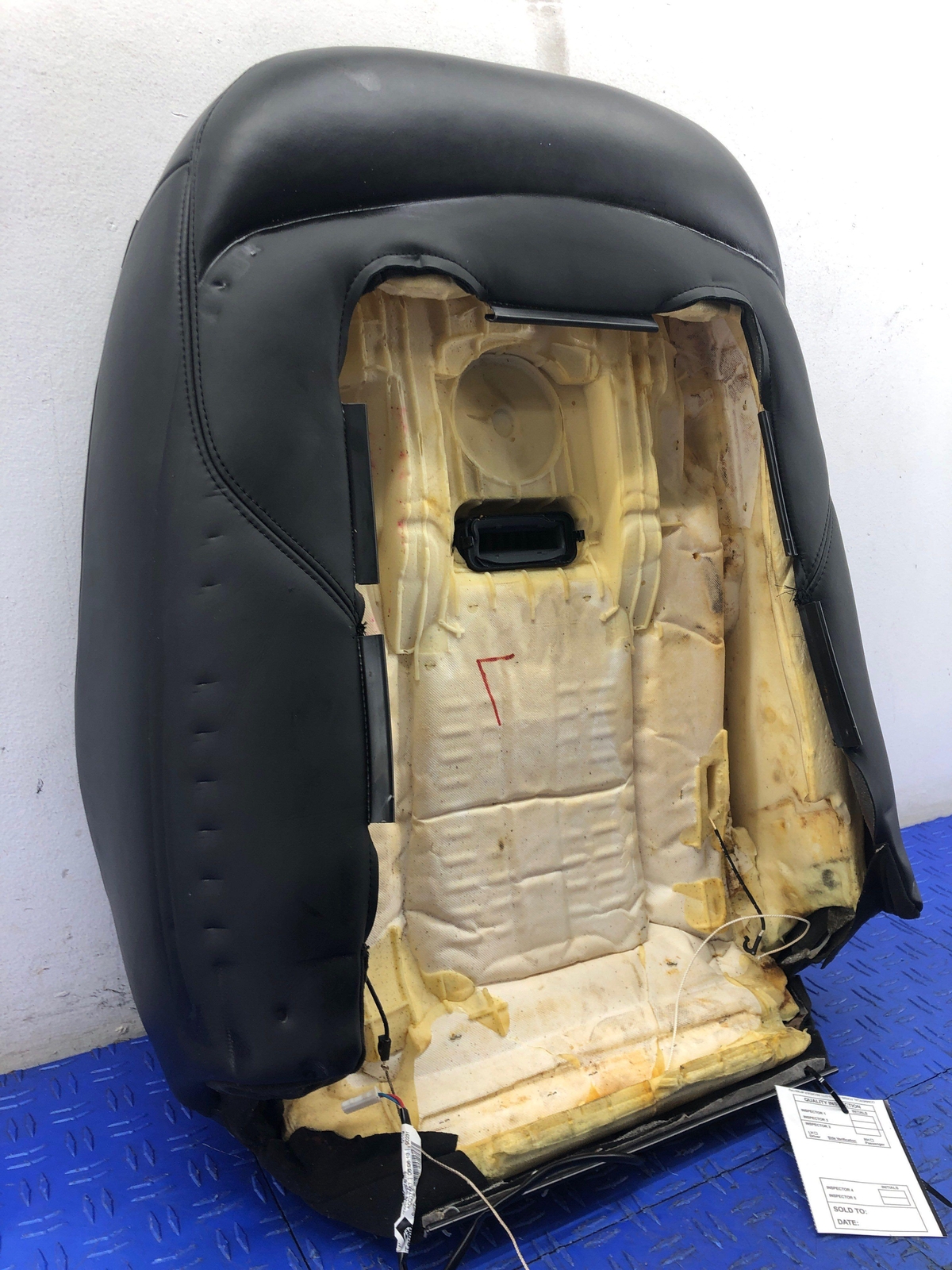 2014-2017 MASERATI QUATTROPORTE FRONT LEFT UPPER HEATED SEAT CUSHION BLACK OEM