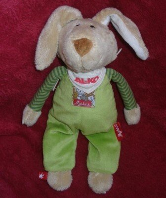 Sigikid AL-KO Schmusetier Hase grün ca 30 cm