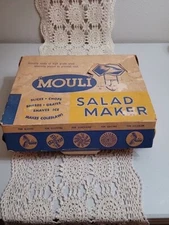 Vintagi Kitchen MOULI Salad Maker Slices Grates Shreds Chops Shaves Ice Coleslaw